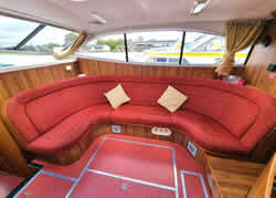 Interior image of boat